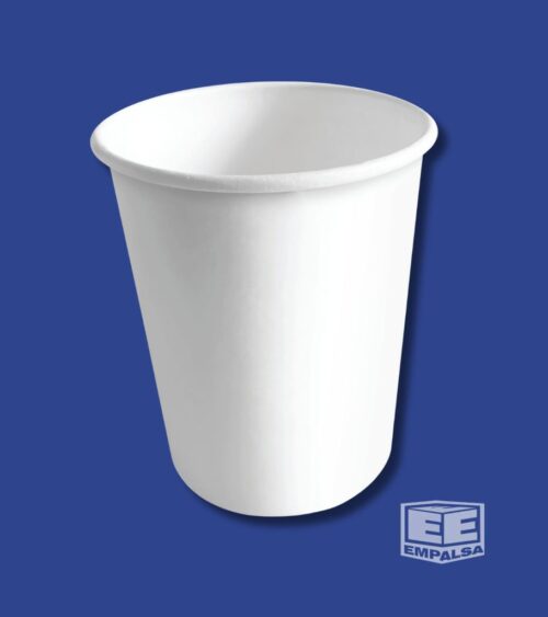 Vaso contenedor de alimentos de papel reciclable