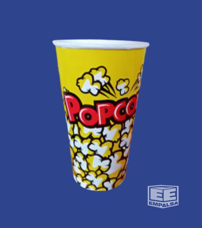 Vaso para palomitas 48oz amarillo