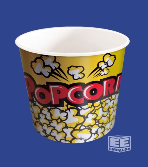 contenedor de papel para popcorn de 130 oz